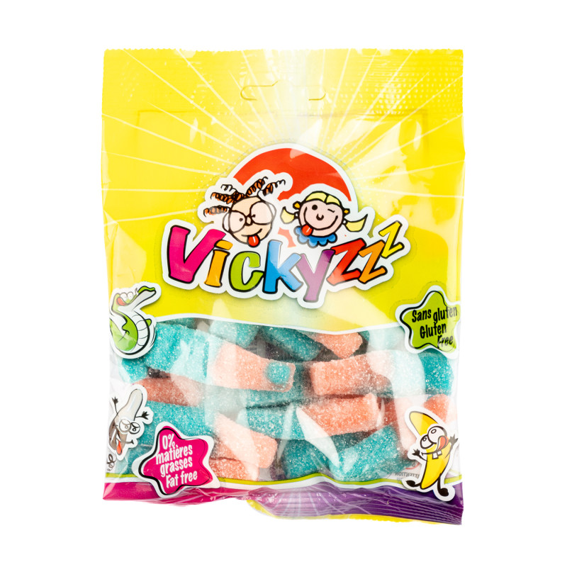 BOUTEILLES ROSES ET BLEUES