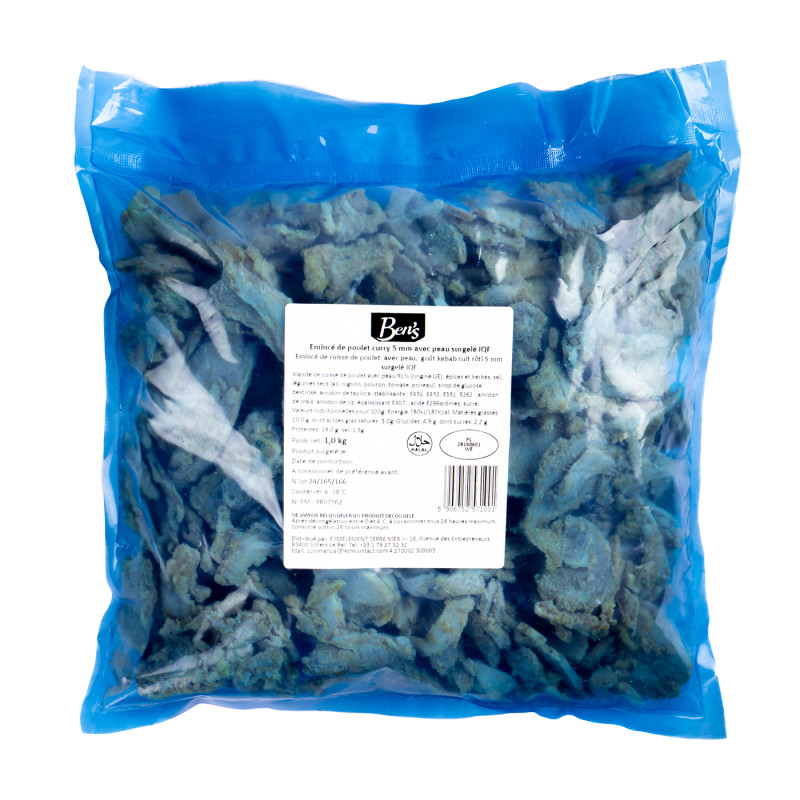 EMINCE DE PLT CURRY HALAL 5X1KG