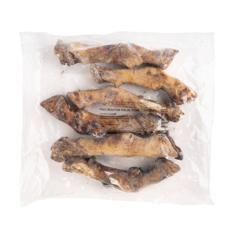 PIED MOUTON HALAL FUME 6X1KG