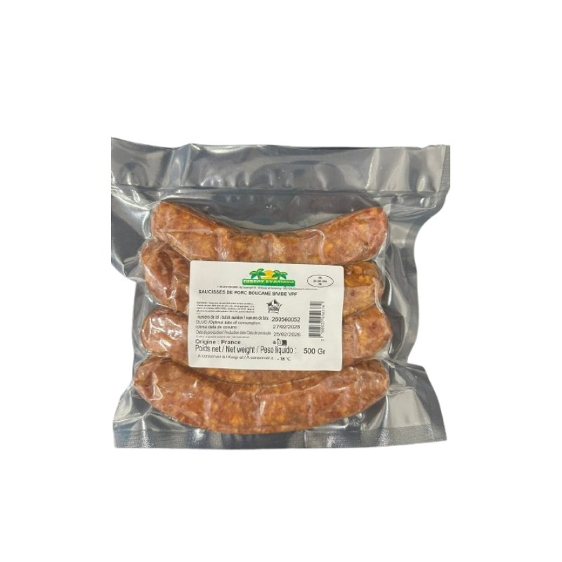 SAUCISSES DE PORC BOUCANE