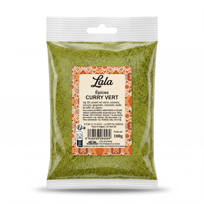 CURRY VERT LALA 20X100G